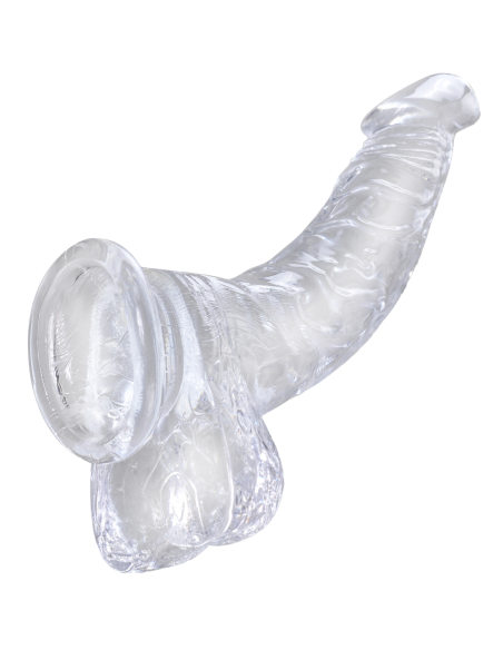 KING COCK CLEAR 7.5 INCH COCK WITH BALLS CLEAR