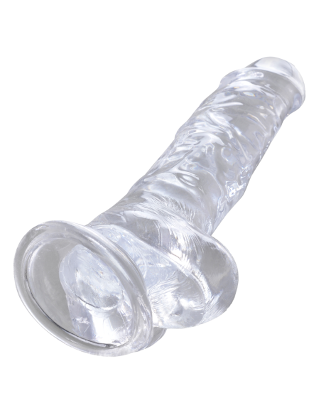 KING COCK CLARO GALLO DE 8 PULGADAS CON BOLAS CLARAS