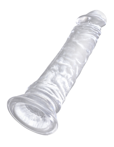 KING COCK CLEAR 8 INCH CLEAR