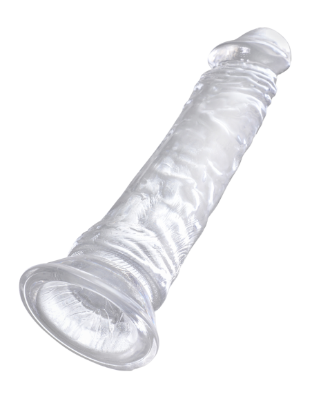 KING COCK TRANSPARENTE 8 PULGADAS CLARO