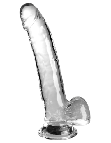 KING COCK CLEAR 9 INCH COCK WITH BALLS CLEAR