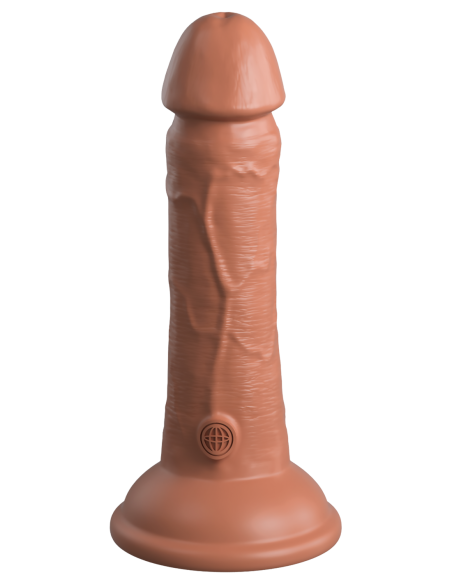 KING COCK ELITE 6 INCH DUAL DENSITY SILICONE COCK TAN