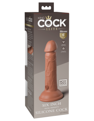 KING COCK ELITE 6 PULGADAS DE SILICONA DE DOBLE...