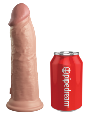 KING COCK ELITE LUZ DE SILICONA DE DOBLE DENSIDAD PARA EL PENE