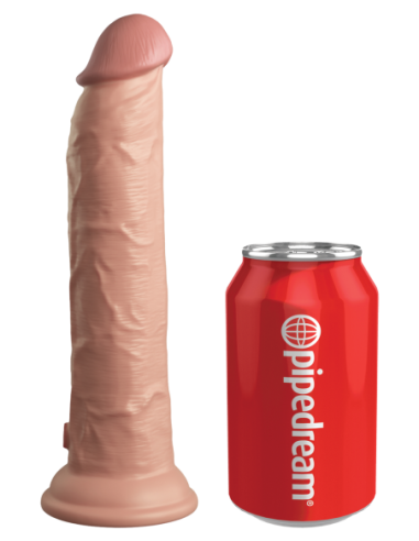 KING COCK ELITE LUZ DE SILICONA DE DOBLE DENSIDAD PARA EL PENE