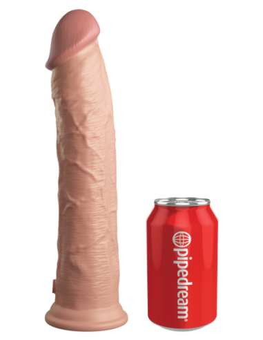 KING COCK ELITE LUZ DE SILICONA DE DOBLE DENSIDAD PARA EL PENE