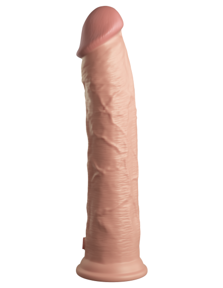 KING COCK ELITE LUZ DE SILICONA DE DOBLE DENSIDAD PARA EL PENE