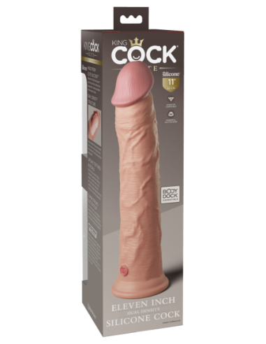 KING COCK ELITE LUZ DE SILICONA DE DOBLE...