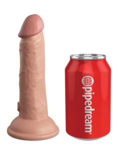 KING COCK ELITE 6 INCH DUAL DENSITY VIBRATING SILICONE...