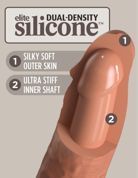 KING COCK ELITE COMFY SILICONE BODY DOCK KIT BLACK