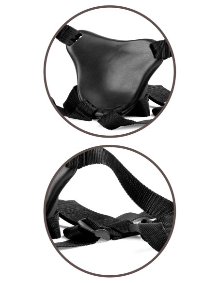 KING COCK ELITE CÓMODO KIT DE MUELLE DE SILICONA NEGRO