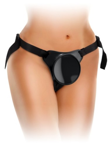 KING COCK ELITE BEGINNER'S BODY DOCK STRAP-ON HARNESS BLACK