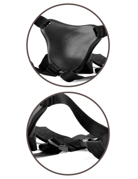 KING COCK ELITE COMFY BODY DOCK STRAP-ON HARNESS BLACK