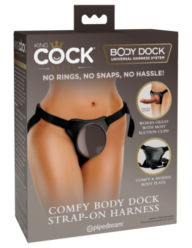 KING COCK ELITE COMFY BODY DOCK STRAP-ON...