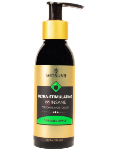 SENSUVA ON INSANE ULTRA-ESTIMULANTE CREMA HIDRATANTE PERSONAL MANZANA CARAMELO 125ML