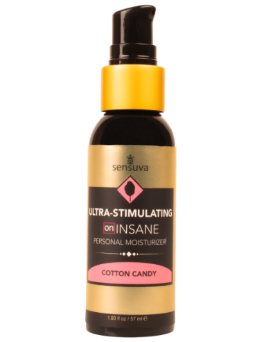 SENSUVA ON INSANE ULTRA-ESTIMULANTE CREMA HIDRATANTE PERSONAL ALGODÓN DE AZÚCAR 57ML