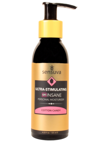 SENSUVA ON INSANE ULTRA-ESTIMULANTE CREMA HIDRATANTE PERSONAL ALGODÓN DE AZÚCAR 125ML