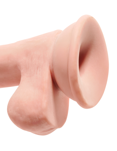 KING COCK PLUS 6.5 INCH TRIPLE DENSITY COCK WITH BALLS LIGHT