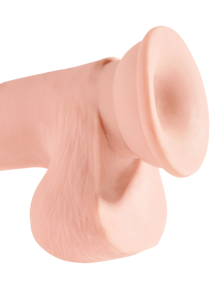 KING COCK PLUS 7.5 INCH TRIPLE DENSITY COCK WITH BALLS LIGHT