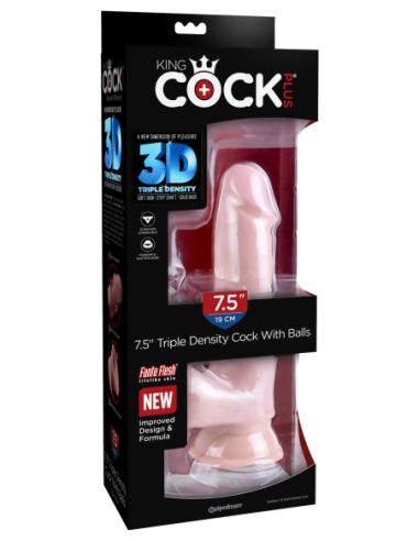 KING COCK PLUS 7.5 INCH TRIPLE DENSITY COCK...