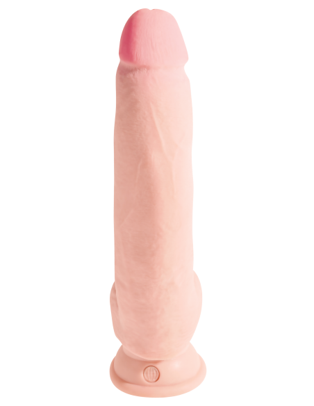 KING COCK PLUS 10 INCH TRIPLE DENSITY COCK WITH BALLS LIGHT