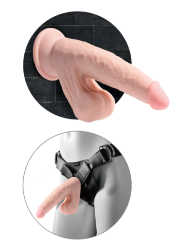 KING COCK PLUS 8 INCH TRIPLE DENSITY COCK WITH...