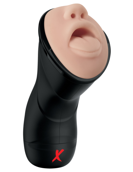 PDX ELITE DEEP THROAT VIBRATING STROKER LIGHT