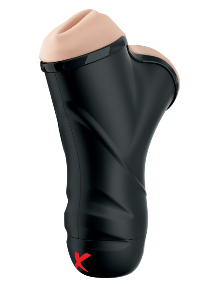 PDX ELITE DOUBLE PENETRATION VIBRATING STROKER LIGHT