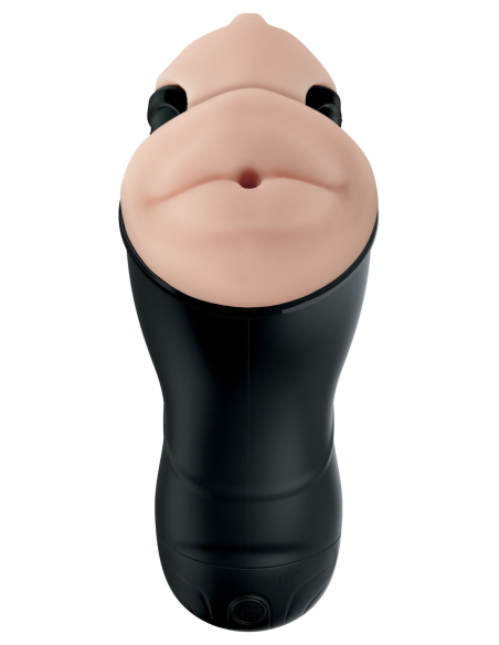 PDX ELITE LUZ STROKER VIBRATORIA DE DOBLE PENETRACIÓN