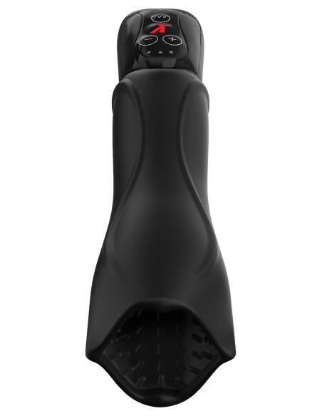 PDX ELITE VIBRATING ROTO-TEAZER BLACK