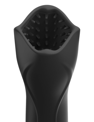 PDX ELITE VIBRATING ROTO-TEAZER BLACK