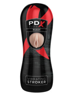 PDX ELITE VIBRATING PUSSY STROKER LIGHT