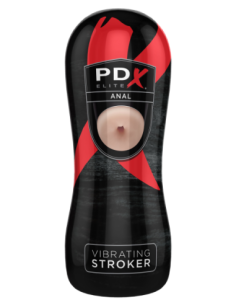 PDX ELITE VIBRATING ANAL STROKER LIGHT