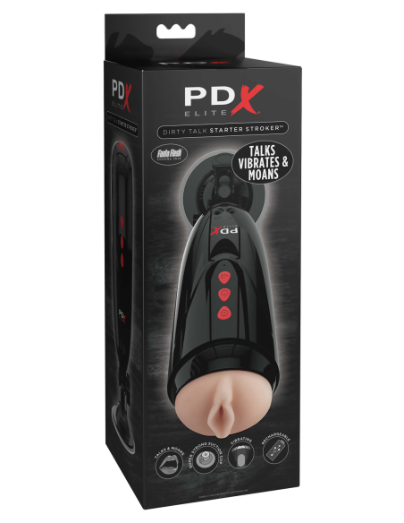 PDX ELITE DIRTY TALK STARTER STROKER LIGHT