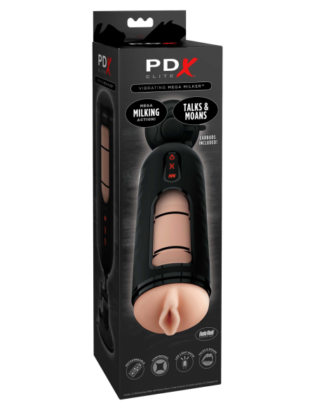 PDX ELITE MEGA ORDEÑADOR VIBRATORIO LIGERO