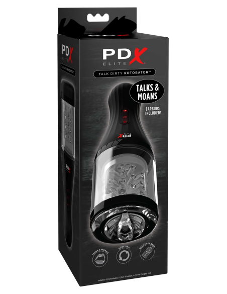 PDX ELITE TALK DIRTY ROTOBATOR CLEAR