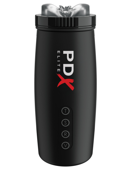 PDX ELITE MOTORBATOR 2 TRANSPARENTE