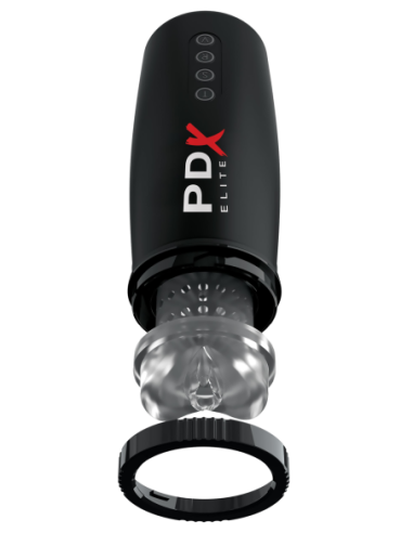 PDX ELITE MOTORBATOR 2 TRANSPARENTE