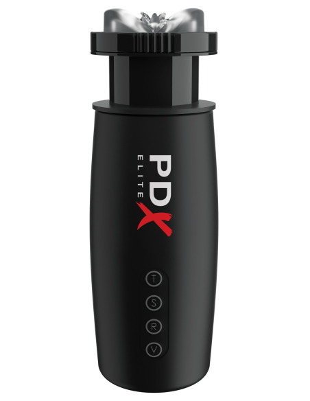 PDX ELITE MOTORBATOR 2 TRANSPARENTE