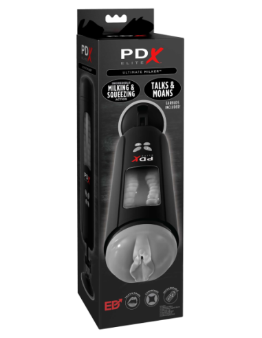 PDX ELITE ULTIMATE MILKER CLEAR