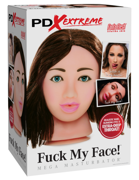 PDX EXTREME PIPEDREAM EXTREME TOYZ FUCK MY FACE MEGA MASTURBATOR - BRUNETTE LIGHT