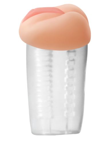 PDX EXTREME DELUXE STROKER TRANSPARENTE