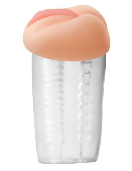 PDX EXTREME DELUXE STROKER TRANSPARENTE