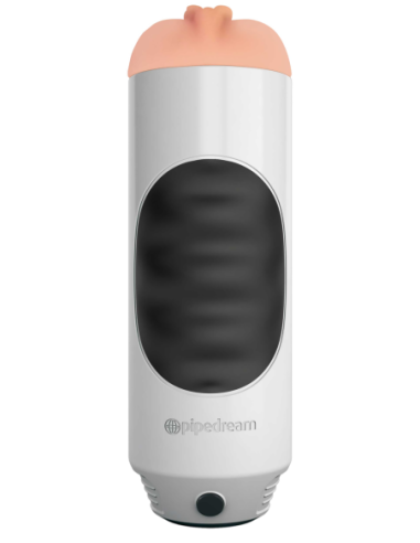 PDX EXTREME MEGA GRIP VIBRADOR STROKER COÑO BLANCO