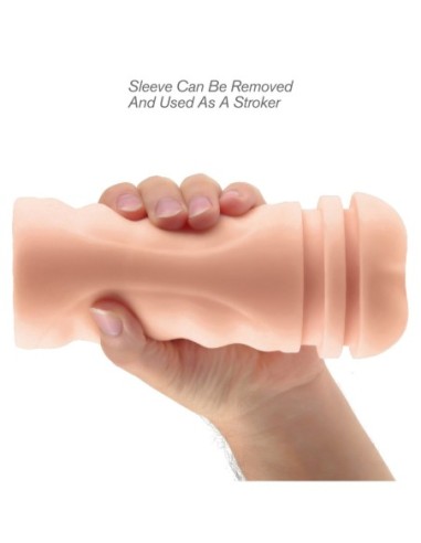 PDX EXTREME MEGA GRIP VIBRATING STROKER PUSSY...