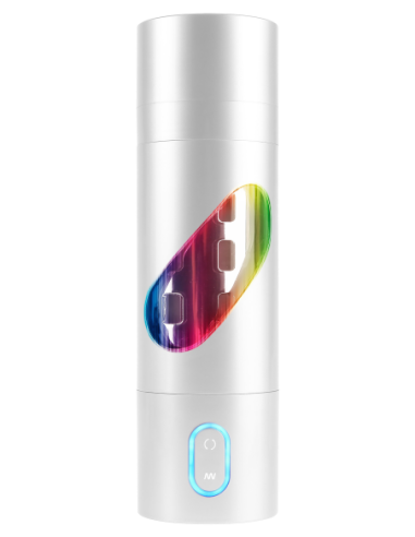 PDX EXTREME RECHARGEABLE ROTO-BATOR PUSSY WHITE