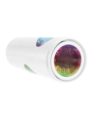 PDX EXTREME RECHARGEABLE ROTO-BATOR PUSSY WHITE