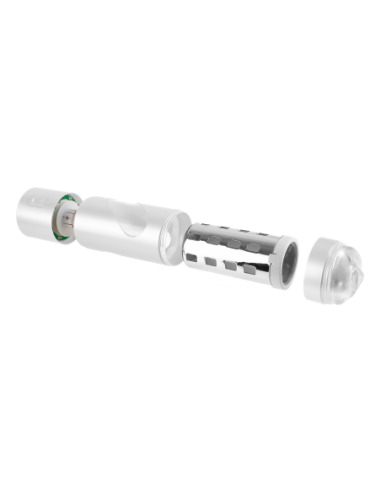 PDX EXTREME RECHARGEABLE ROTO-BATOR PUSSY WHITE