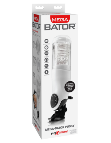 PDX EXTREME MEGA-BATOR PUSSY WHITE
