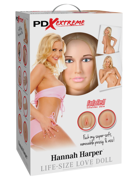PDX EXTREME DOLLZ HANNAH HARPER LIFE-SIZE LOVE DOLL LIGHT